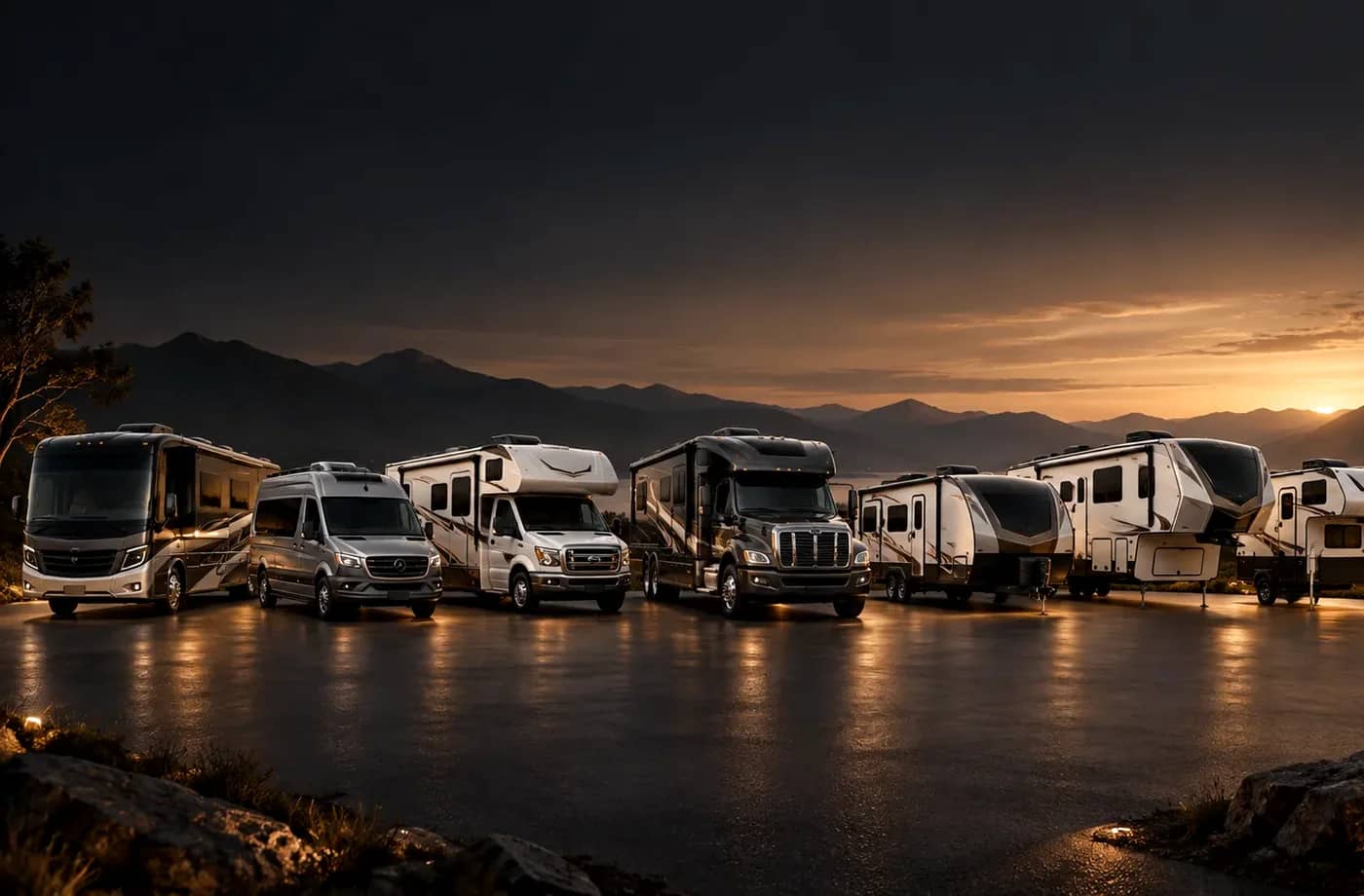 RV research and trip-planning scene supporting Practical research for real RV decisions