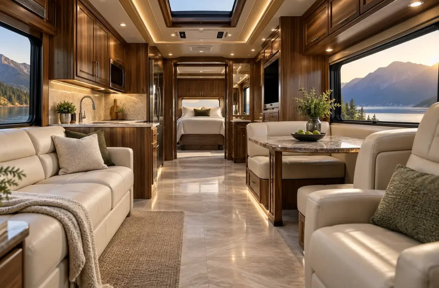 RV research and trip-planning scene supporting How to Prepare Your RV for Sale FAQ