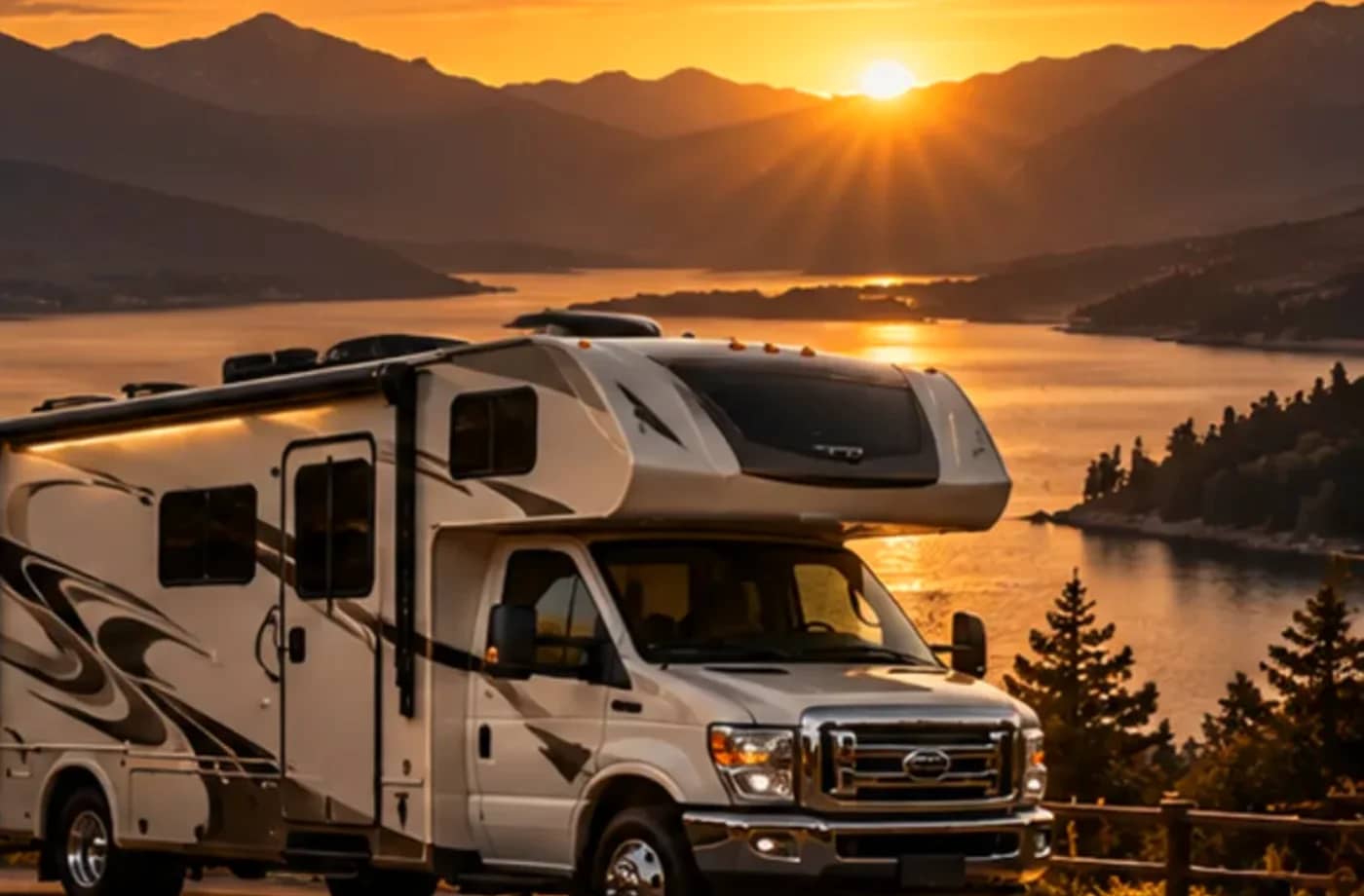 RV rental and road-trip scene supporting Pet-Friendly RV Rentals in Davis, CA FAQ
