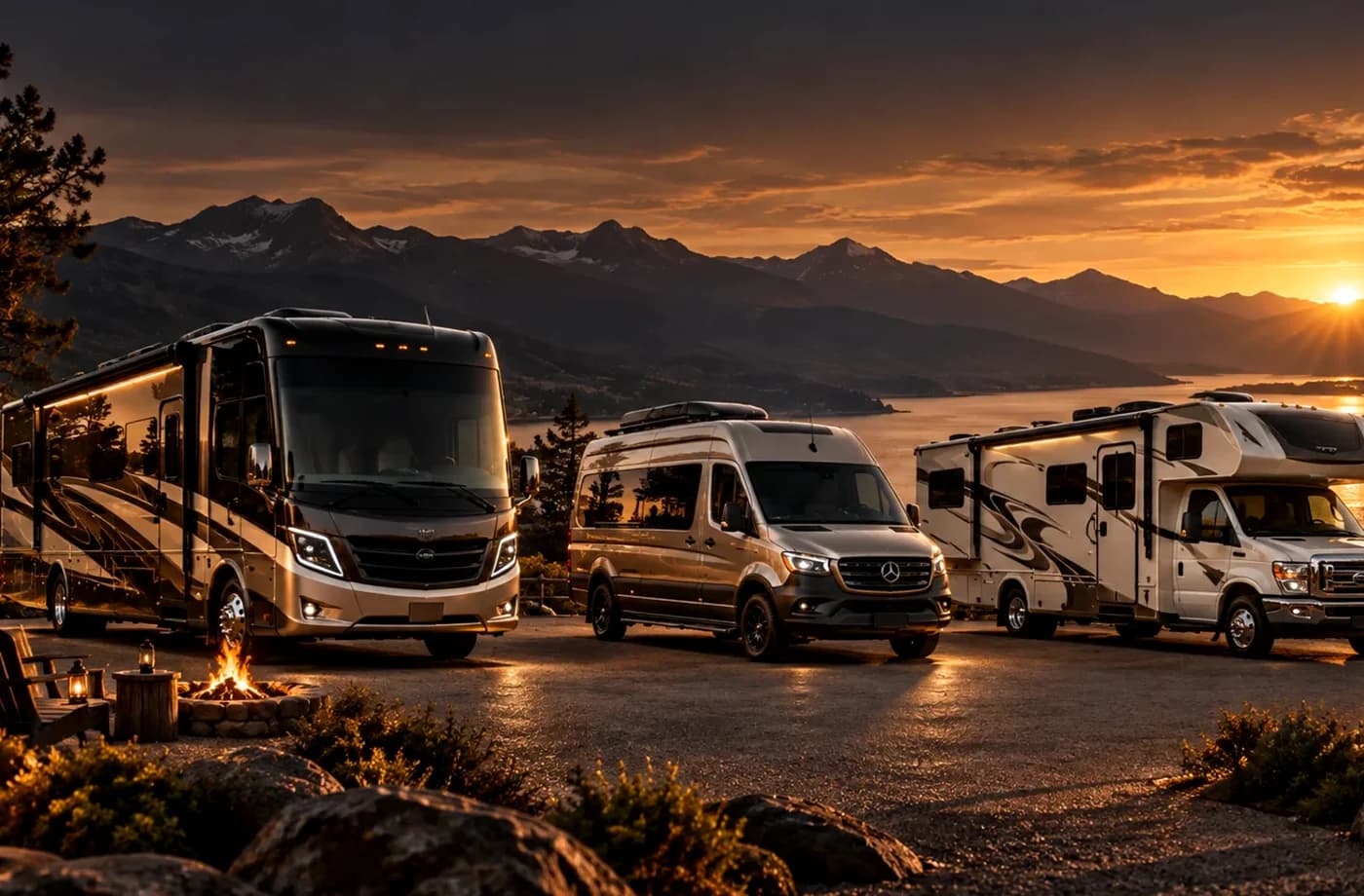 RV travel scene in Northern California supporting RV Sales, Rentals & Service near Lincoln, CA