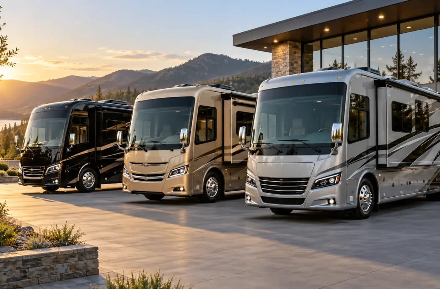 RV travel and dealership scene supporting Contact Davis RV Sales in Davis, CA