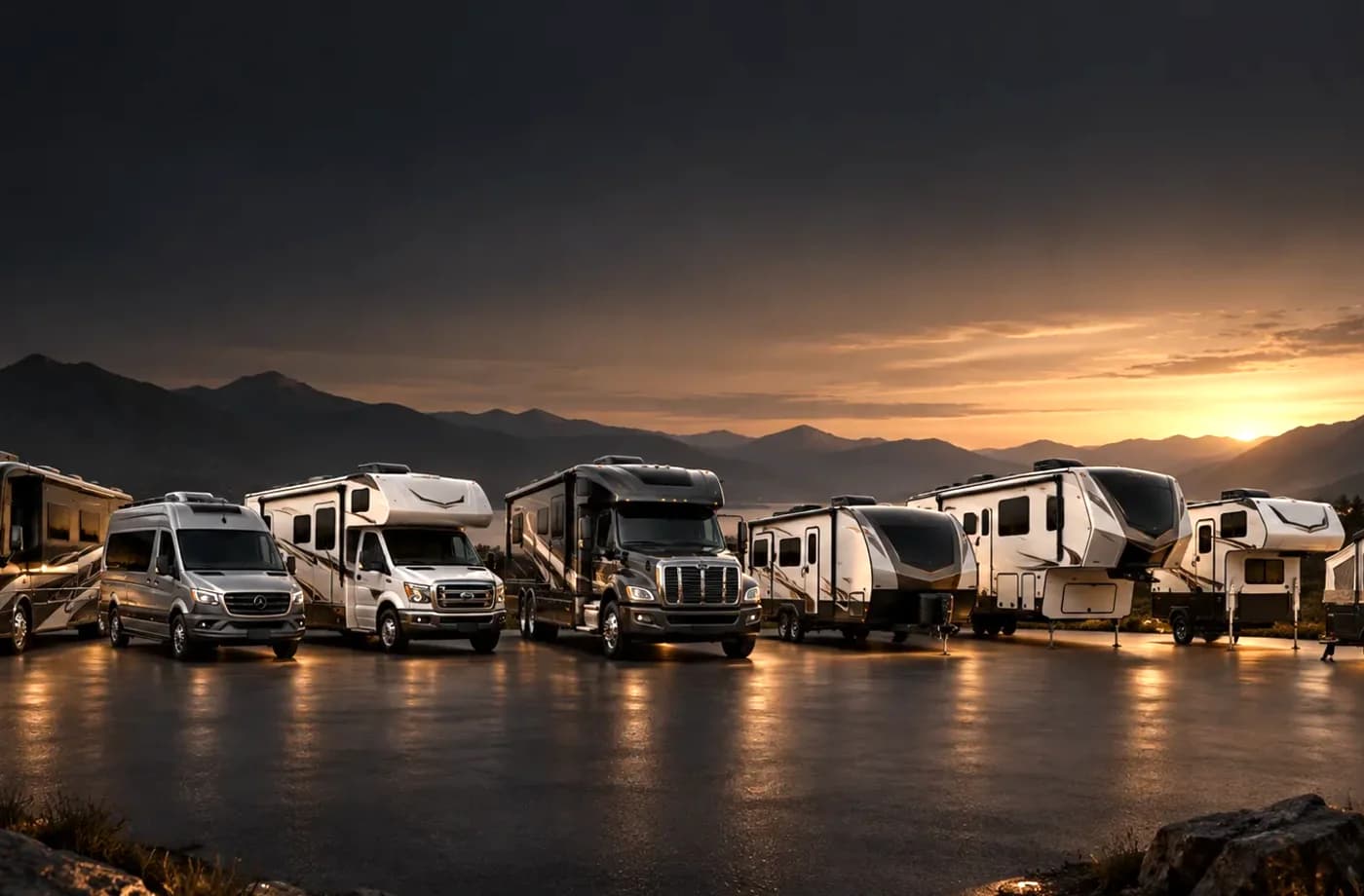 RV research and trip-planning scene supporting RV Campground Hookups Explained