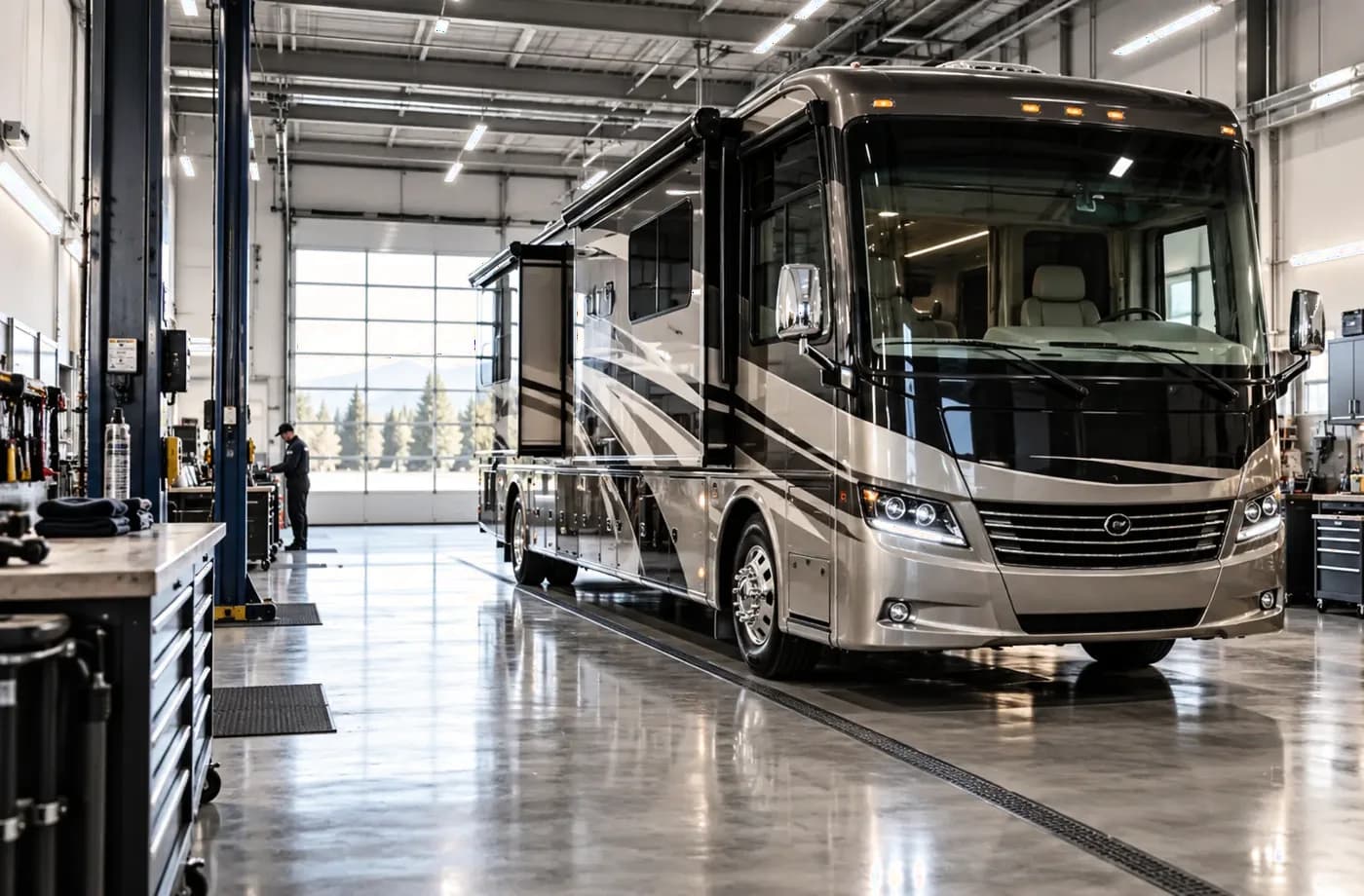 RV service and maintenance scene supporting RV Awning Repair in Davis, CA