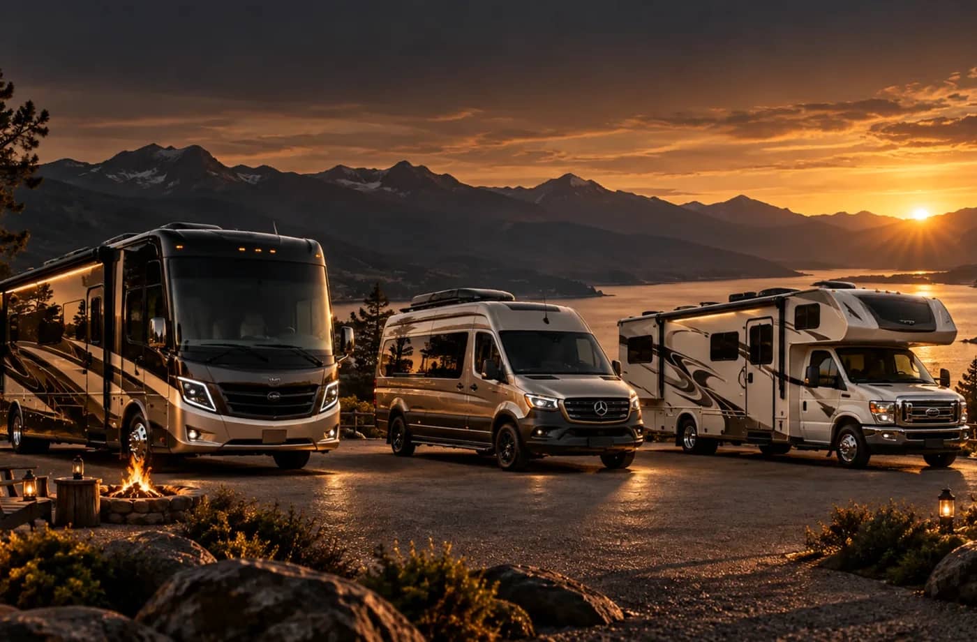 RV travel scene in Northern California supporting RV Sales, Rentals & Service near Roseville, CA