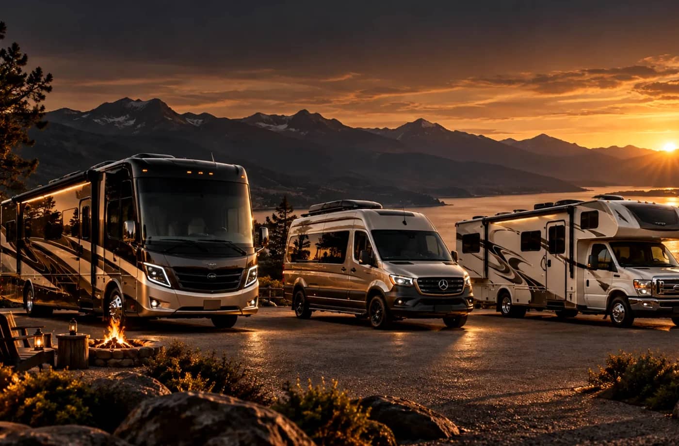 RV travel scene in Northern California supporting RV Sales, Rentals & Service near West Sacramento, CA